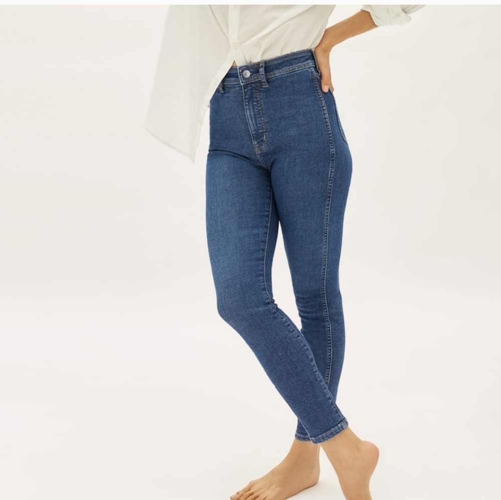 Everlane‎ Womens The Way High Skinny Jean Viscose Organic Cotton Blend Size 24